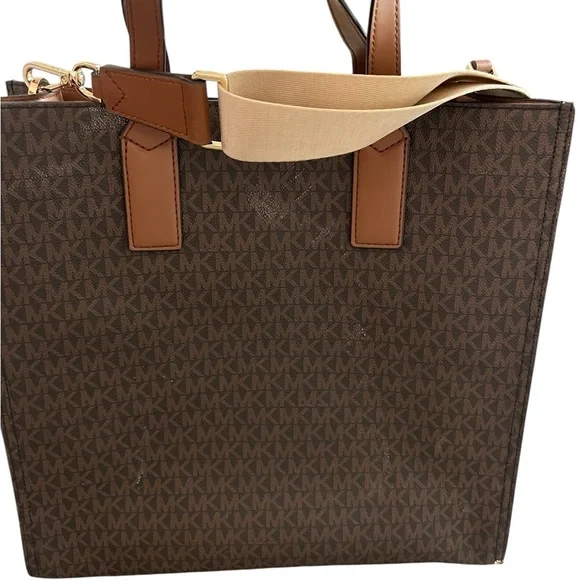 Michael Kors Brown and Tan Messenger Bag - Picture 10 of 15